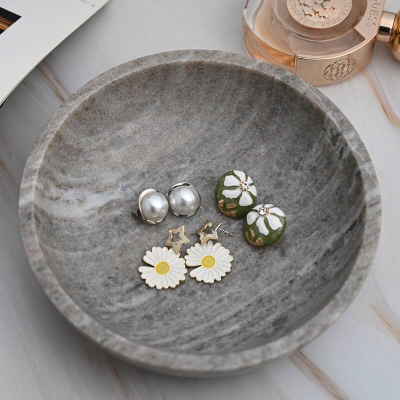 Med. Brown Galaxy Marble Bowl 8"