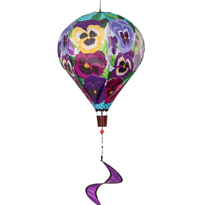 55" Pansy Garden Balloon Spinner