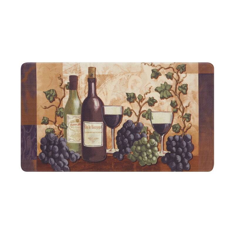 Cabernet Wine Novelty Anti-Fatigue Kitchen Wellness Mat