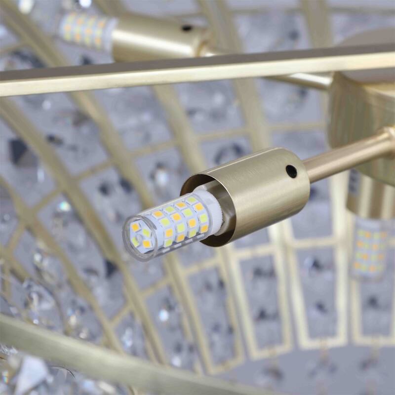 Transparent Crystal Ceiling Chandelier