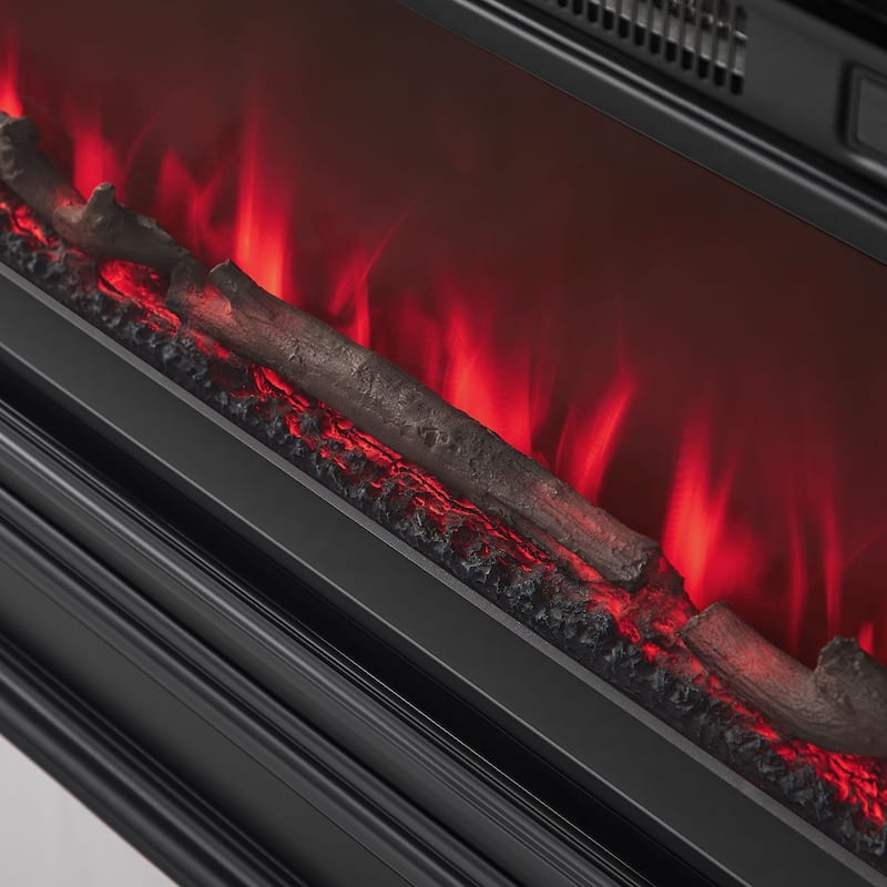 Wall Mounted Electric Fireplace Console, Fully Assembled