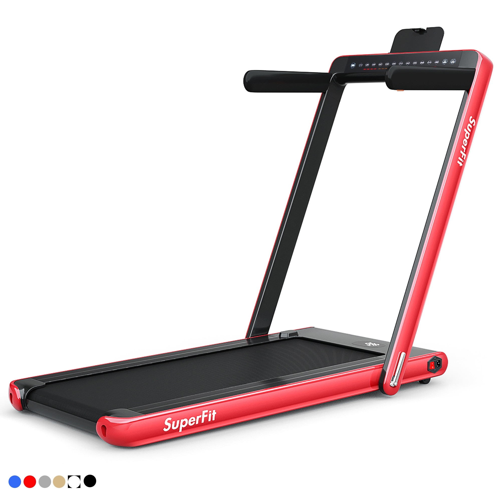 Gymax 2 in discount 1 folding treadmill