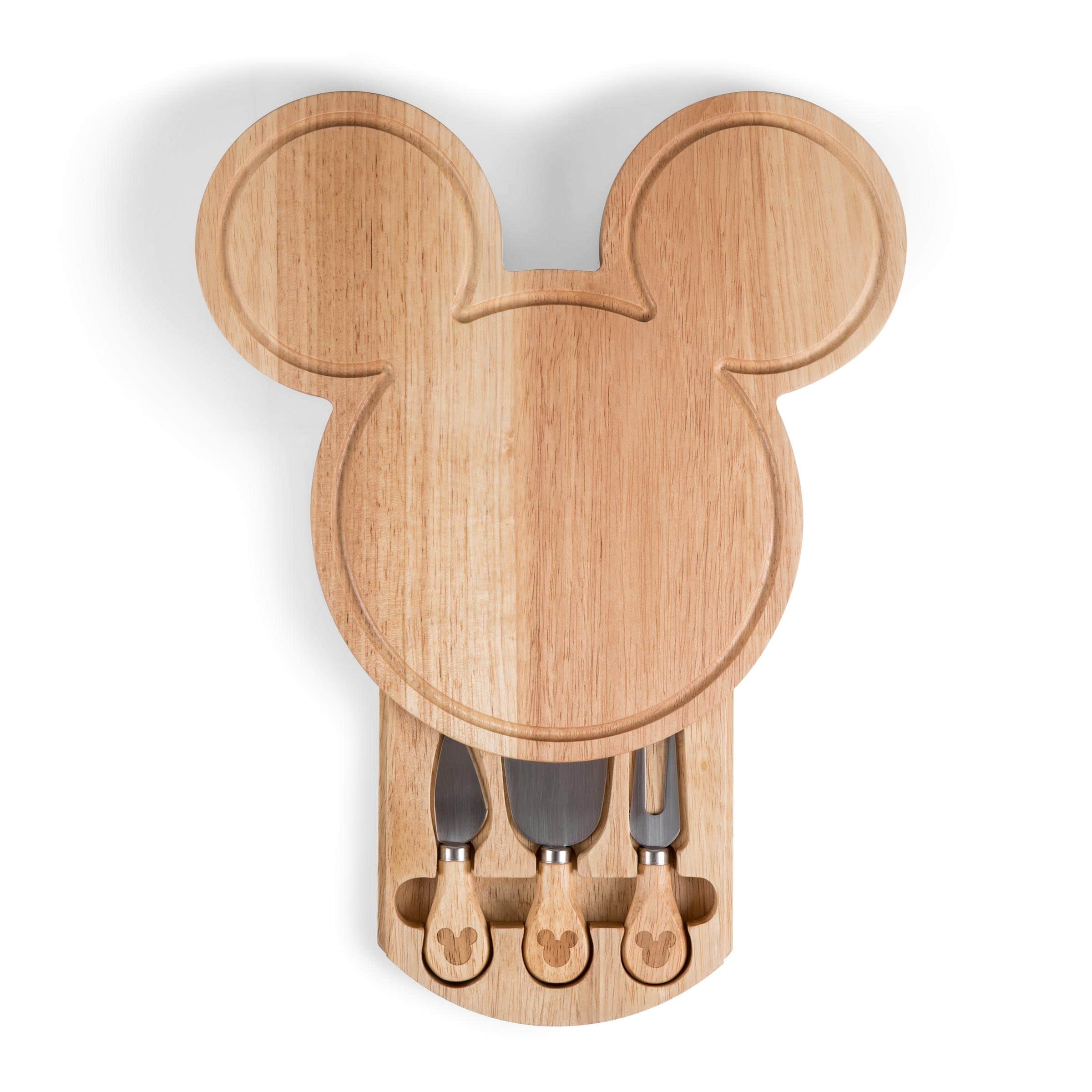 Mickey Mouse - Mickey Head Shaped Cheese Board with Tools