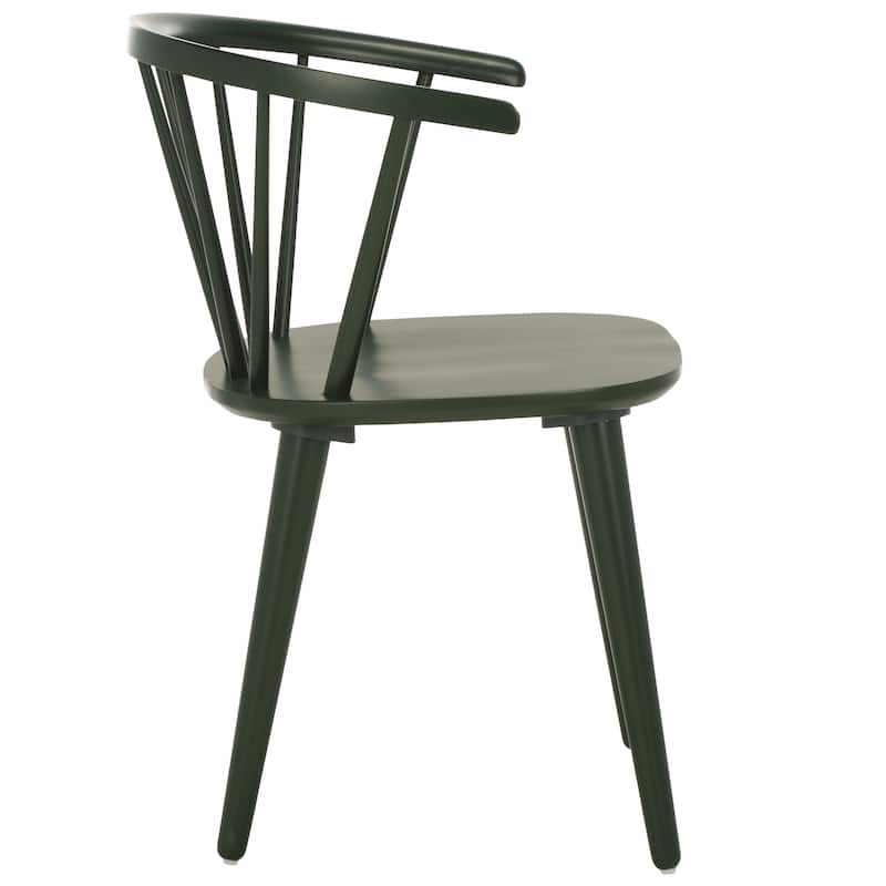 SAFAVIEH Home Blanchard 18-inch Curved Spindle Side Chair [SET of 2] - 21"W x 21"D x 30"H