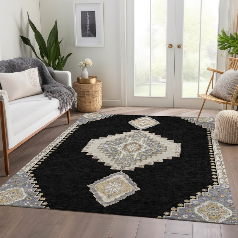 Premium Washable Super Soft Traditional Boho Mayfield Rug