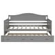 preview thumbnail 25 of 24, Nestfair Twin Size Wooden Daybed with Trundle Bed