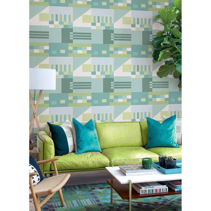 Aelfie Multi Cool Kiki Shapes Peel & Stick Wallpaper
