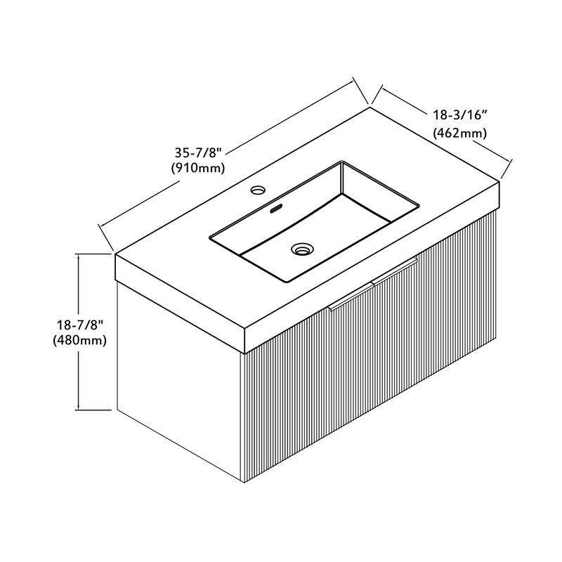Dillon 36" Single Vanity Set