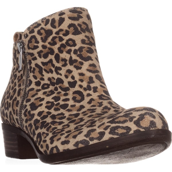 leopard shoe boots