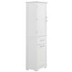 preview thumbnail 31 of 56, GDFStudio - Rowan Tall Freestanding Bathroom Storage Cabinet with Two-Sized Drawers and Adjustable Shelf