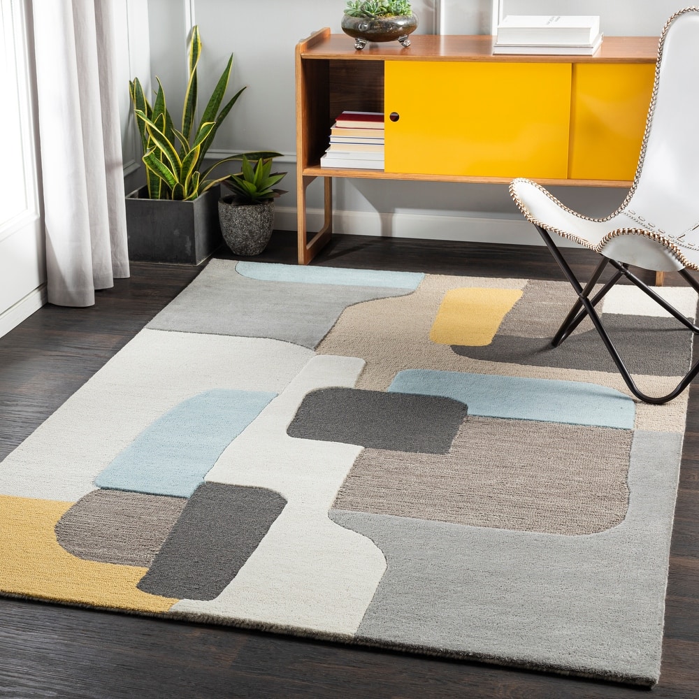 Livabliss Giraf Modern Wool Handmade Area Rug