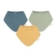 preview thumbnail 7 of 48, Crane Baby 3-pc. Bib Set Blue/Yellow