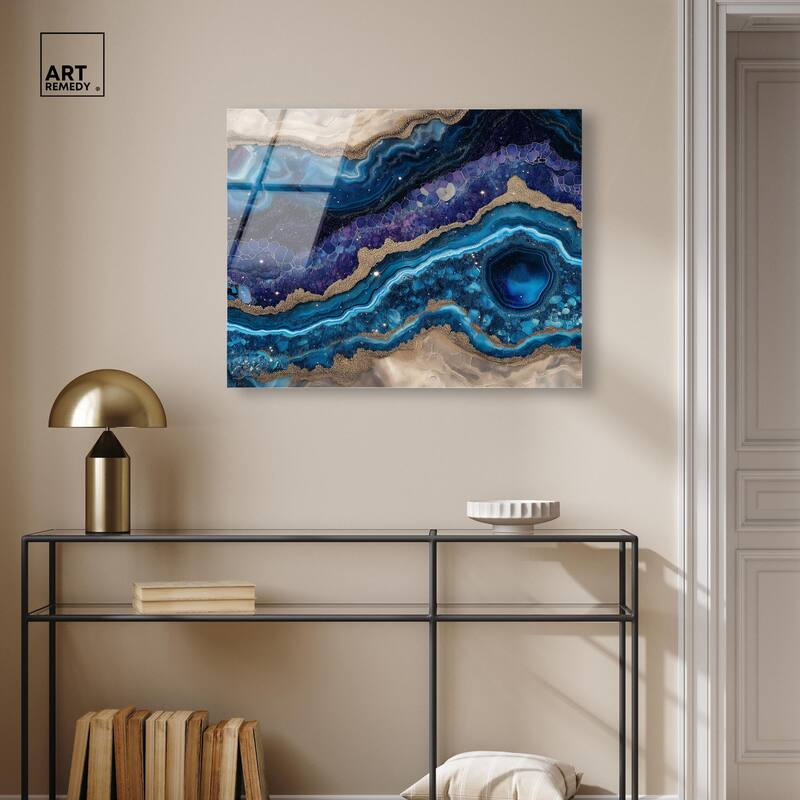 Galactic Geode I Acrylic by Art Remedy, Ready to Hang
