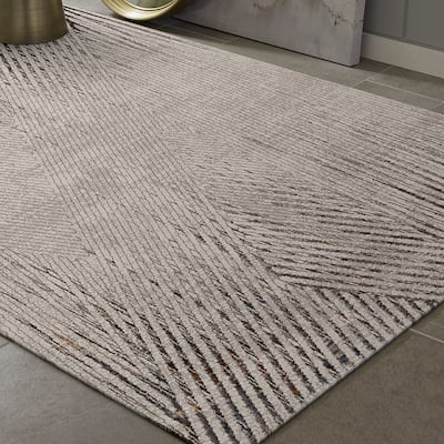 Strick & Bolton Renew Abstract Geometric Modern Area Rug