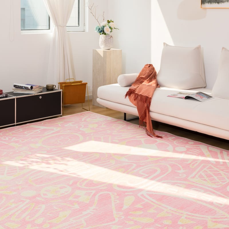 Katie Merz SPORTSGLYPHS Soccer Area Rug