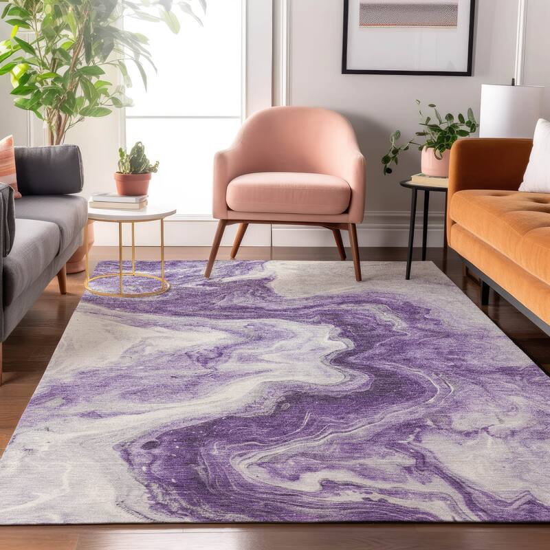 Premium Washable Super Soft Modern River Mayfield Rug