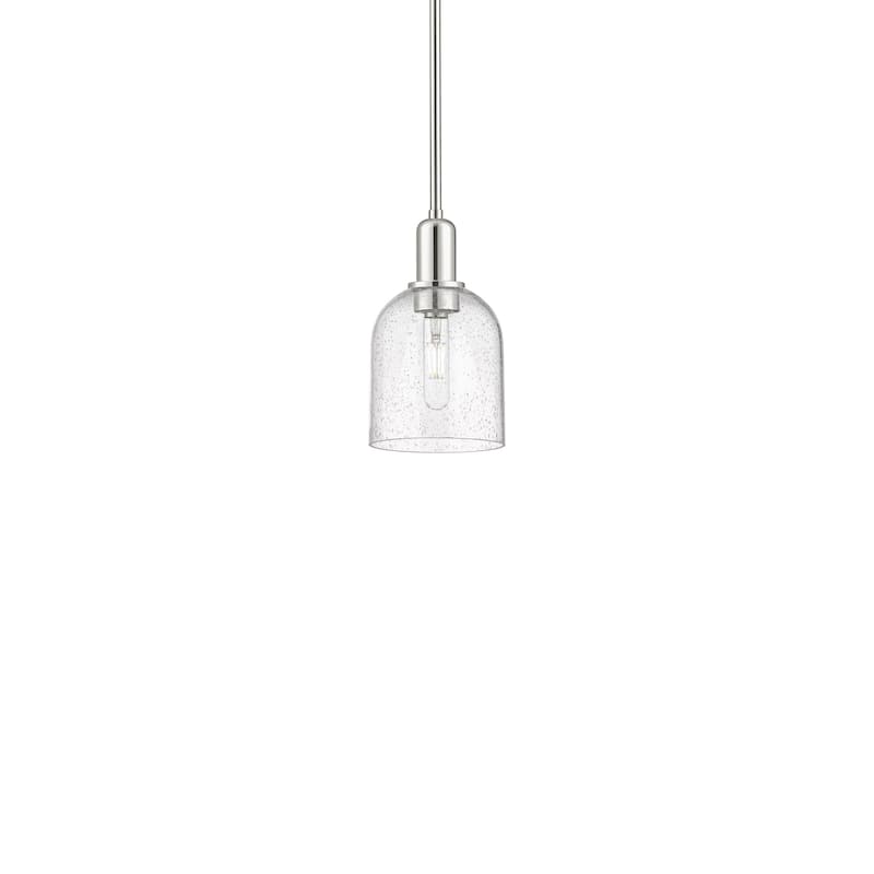 Innovations Lighting 716-1S-11-6 Bella Pendant Bella 6" Wide Mini - Polished Nickel / Seedy
