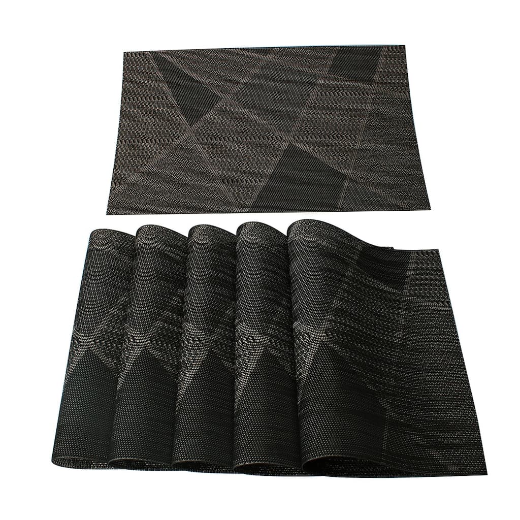 Set of 6 Non Slip Insulation Mats for Kitchen Dining Table 18" x 12"