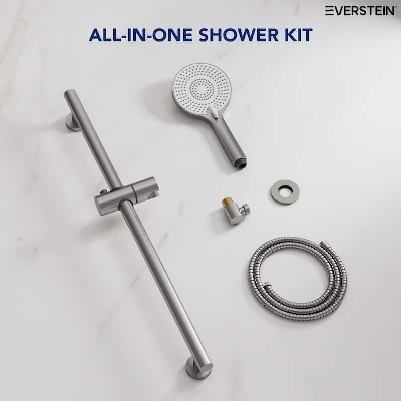 Adjustable Handheld Shower Slide Bar Set With Hose