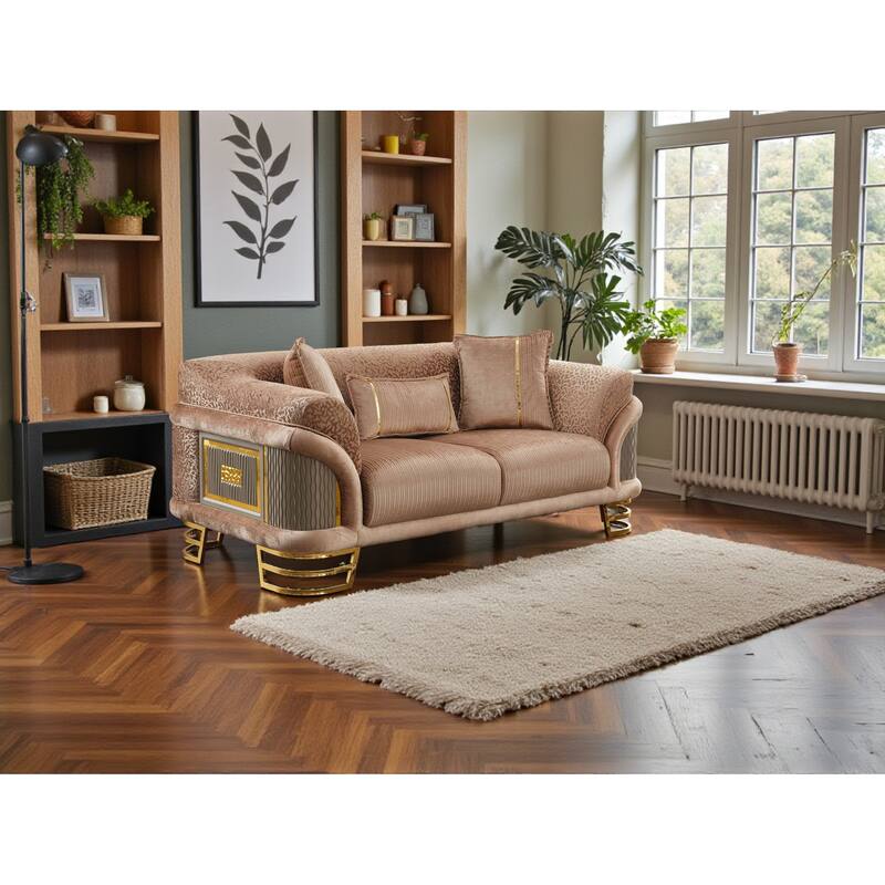 Ridge 2 Pieces Living Room Sets 1 Sofa 1 Loveseat