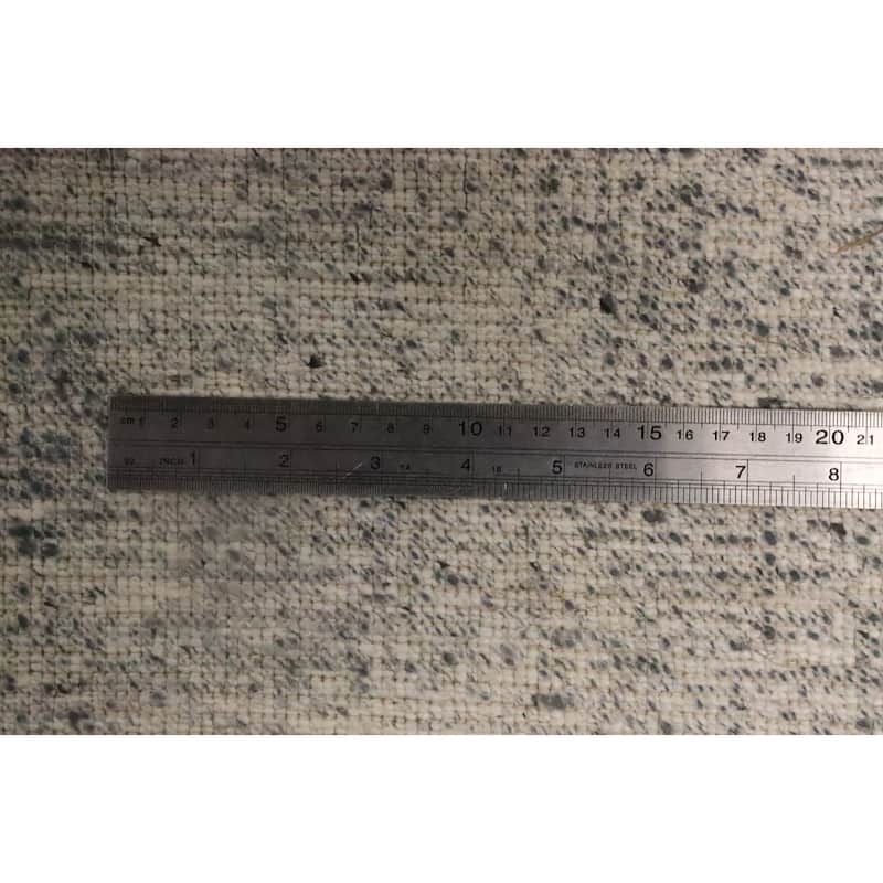 Hand Knotted Oriental Viscose Silk Carpet Modern Pictorial Greys & Charcoal Abstract Area Rug - 7' 8'' X 5' 7''