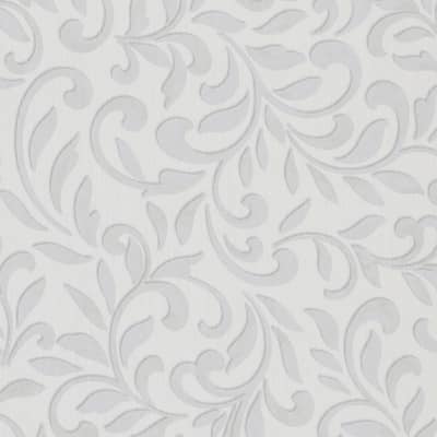 Galerie Wallcoverings Leafy Scroll Damask Vinyl on Non-woven Metallic Wallpaper Roll