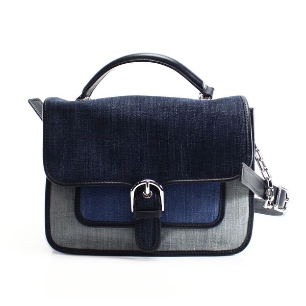 michael kors blue denim purse