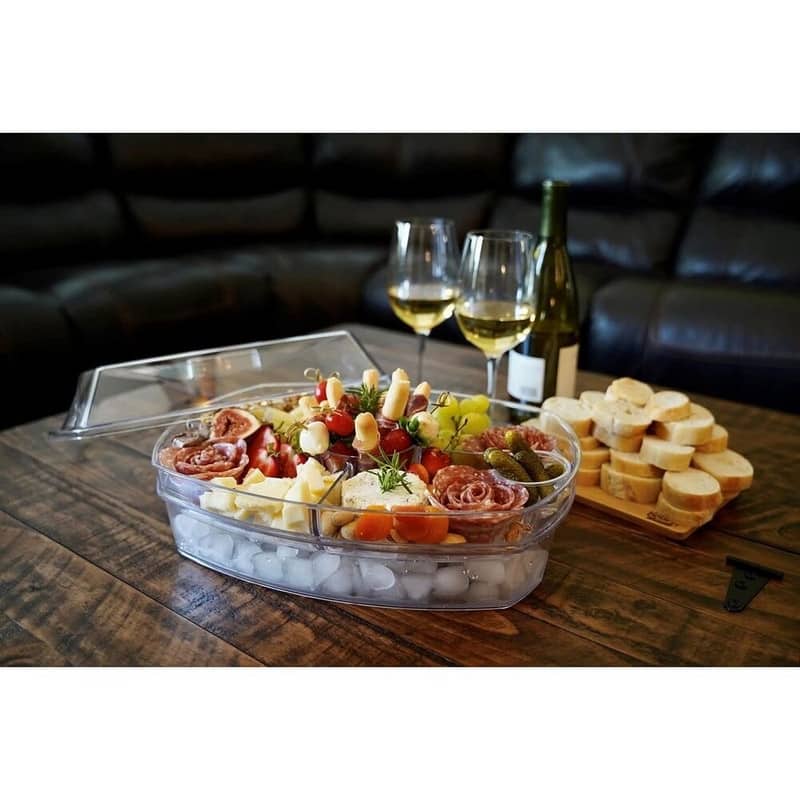 Prodyne P-17 Party Platter On Ice - 16 x 6 x 12