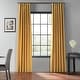 preview thumbnail 22 of 81, Exclusive Fabrics Textured Faux Dupioni Silk Thermal Blackout Curtains (1 Panel)
