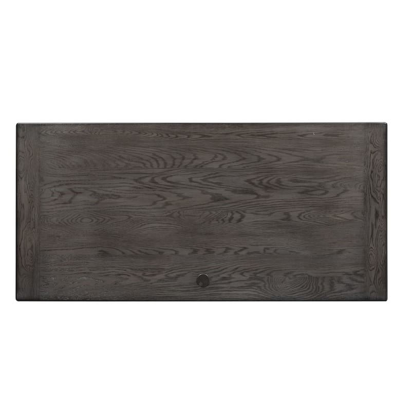 Allyson Park Wirebrushed White Charcoal Desk