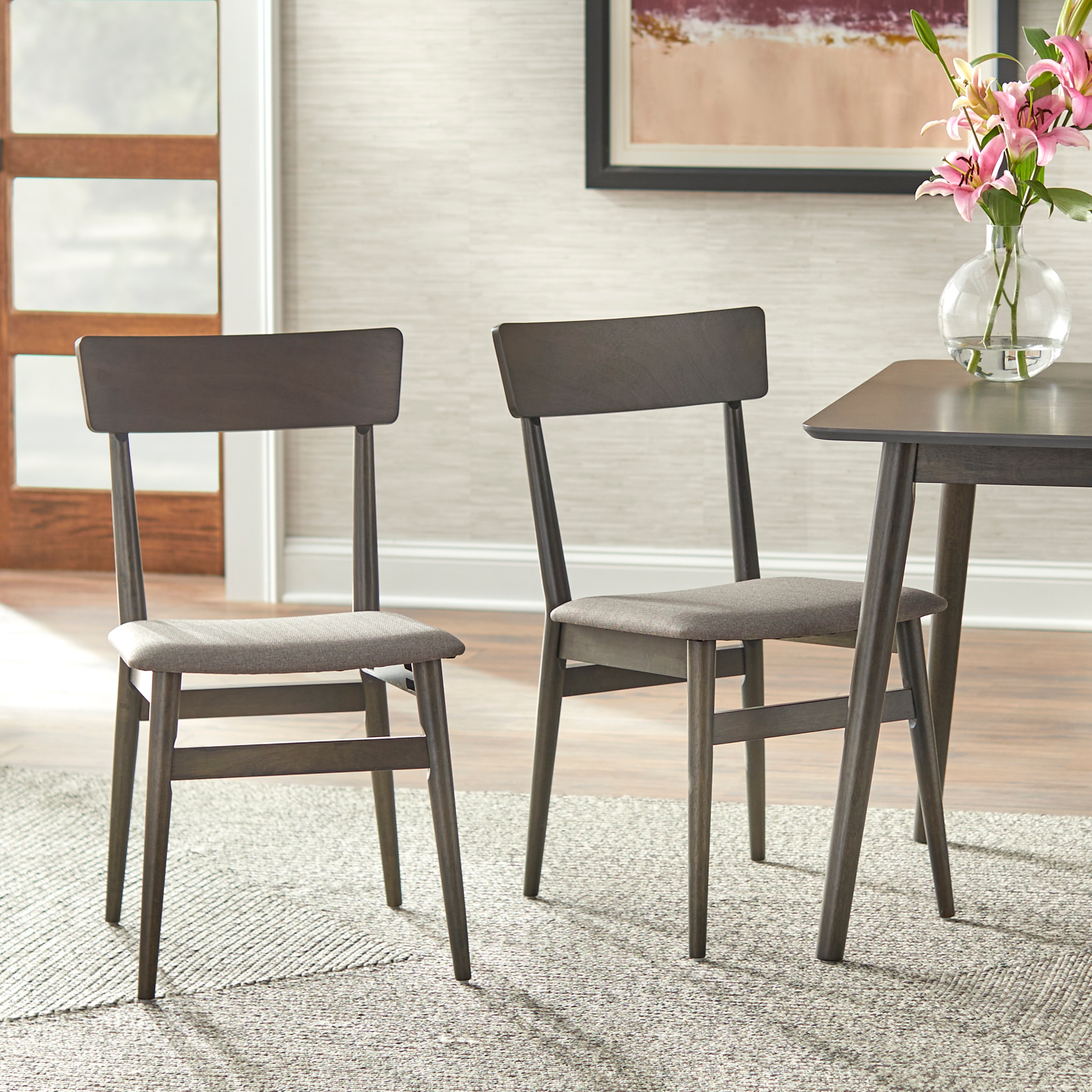 Simple Living Newington Solid Wood Dining Chairs (Set of 2)