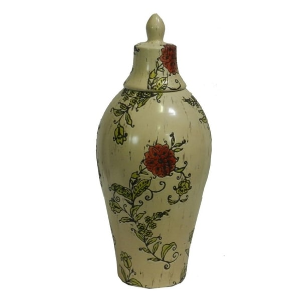 Beautiful Multicolor Ceramic Vase - Benzara