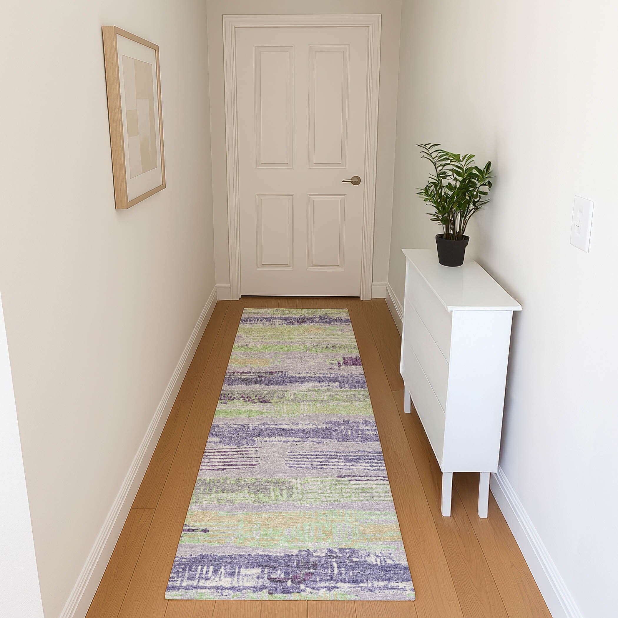 Premium Washable Super Soft Abstract Stripes Mayfield Rug