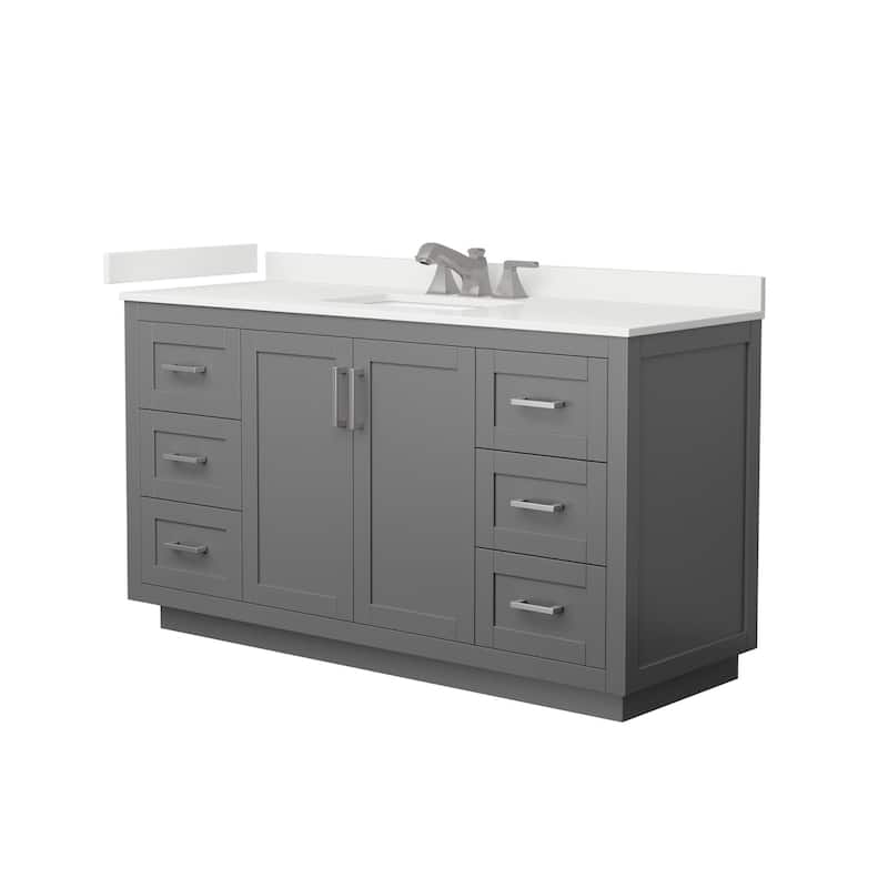 Wyndham Collection WCF292960S-QTZ-US3MXX Miranda 60" Free Standing