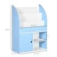 preview thumbnail 3 of 12, Kids Bookshelf,Multi-Purpose Kids Toy Storage Organizer,Kids Bookcase