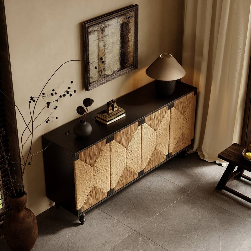 Accent Sideboard Buffet Cabinet Storage