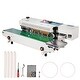 preview thumbnail 2 of 26, Continuous Bag Band Sealing Machine, Horizontal Band Sealer Machine with Digital Temperature Control, Bag Sealer carbon steel with Inflation Function