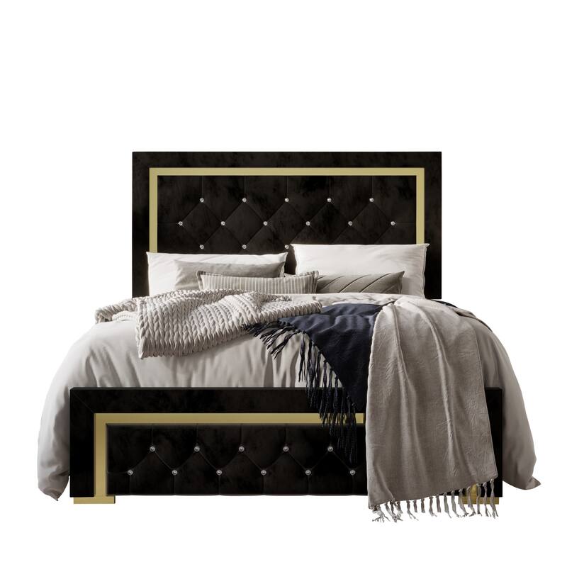 Deena Panel Bed