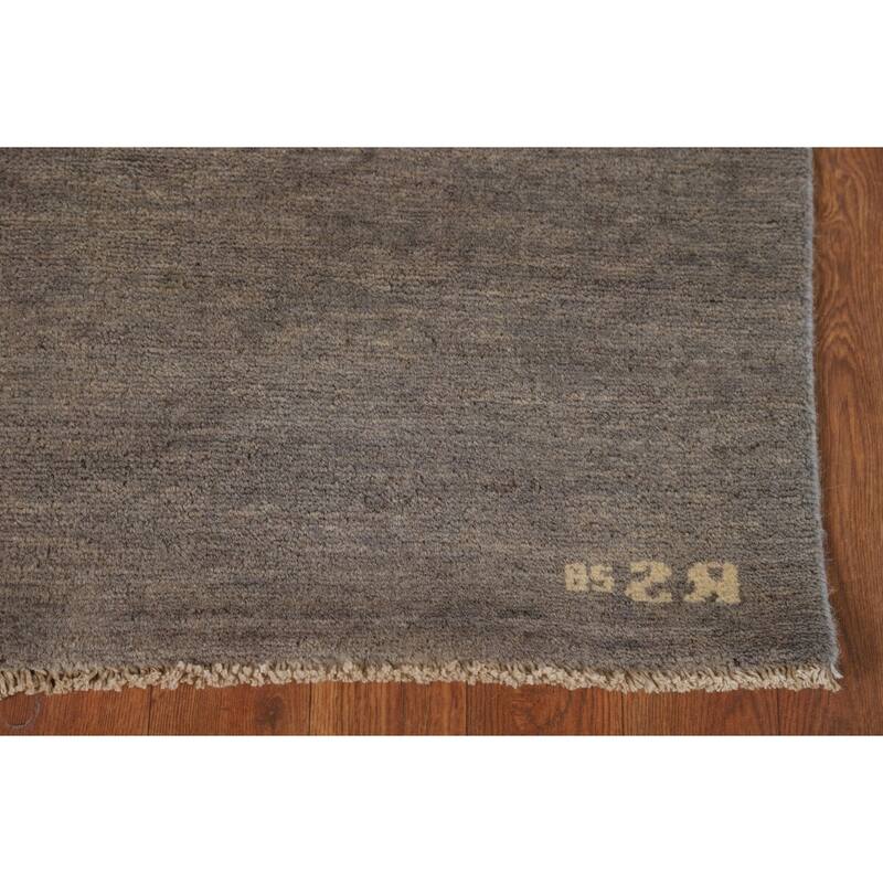 Gabbeh Modern Foyer Rug Hand-Knotted Accent Wool Carpet - 2'8"x 4'0"