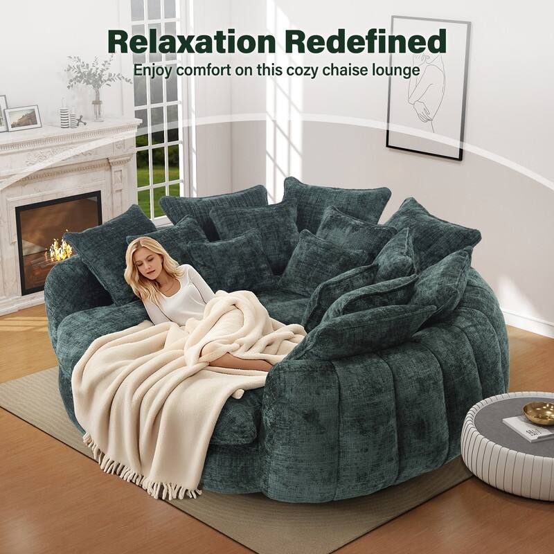 Rossetta Comfortable High Back Decorative Oversized Sofa Bed with Armrests