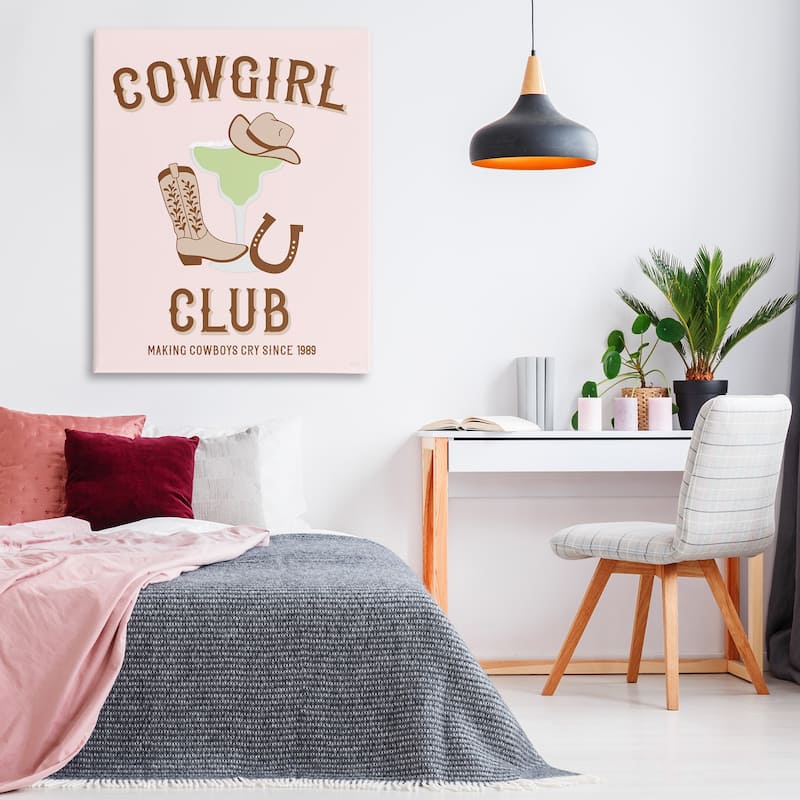 Stupell Cowgirl Club Accessories Canvas Wall Art Design By Natalie Carpentieri