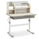 preview thumbnail 11 of 31, Height Adjustable Kids Study Desk with Tilt Desktop for 3-12 Years Old - 31.5"L x 20"W x 43.5"H