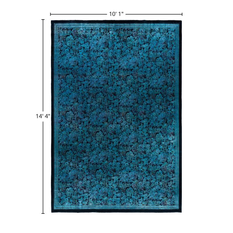 Fine Vibrance One-of-a-Kind Handmade Area Rug - Multi, 10' 1" x 14' 4" - 10' 1" x 14' 4"