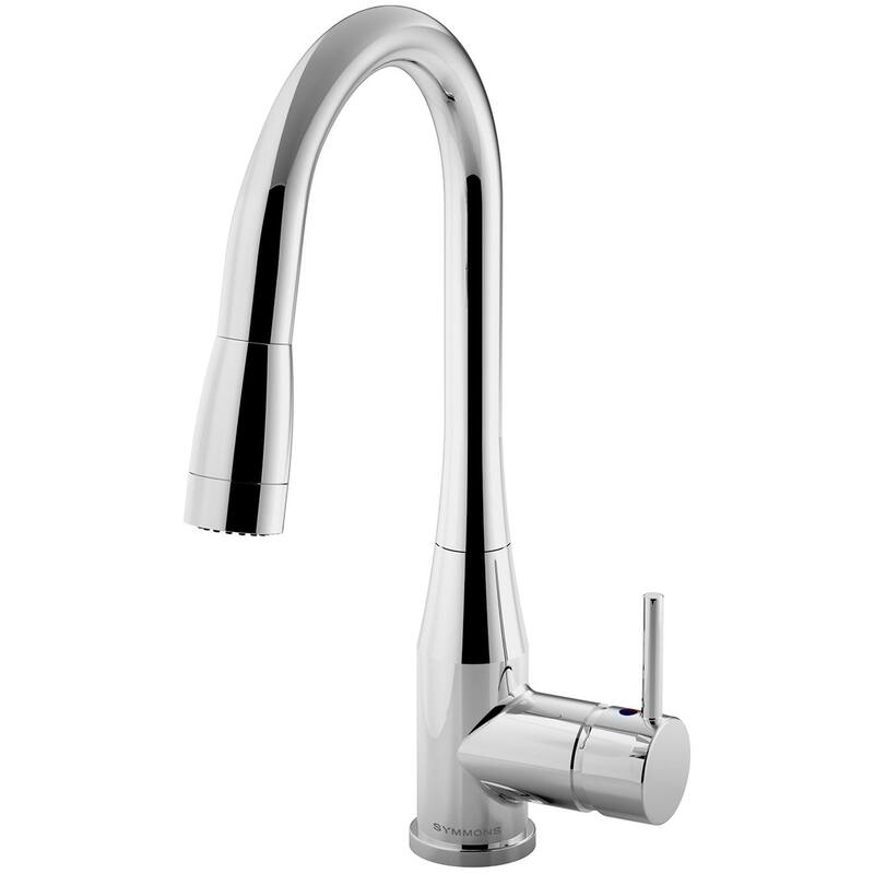 Symmons SK2302PD Sereno 1.5 GPM Single Hole Pull Down Kitchen Faucet - Polished Chrome