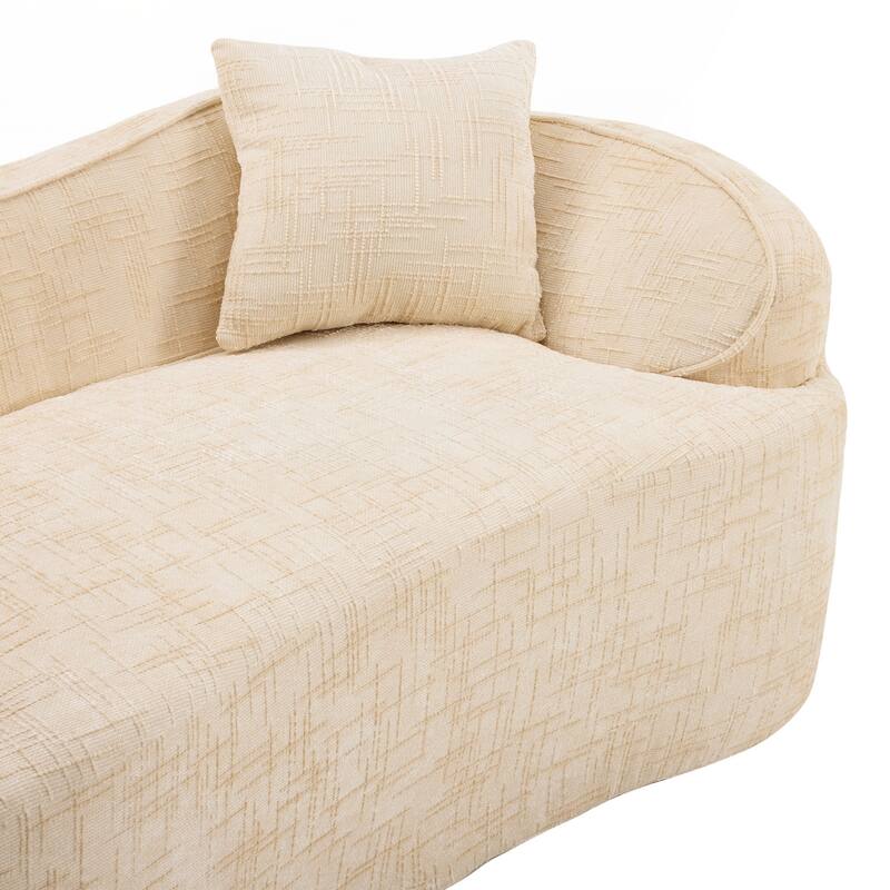 Compress Sofa. It Has Armrests on Both Sides, Comes with Two Pillows