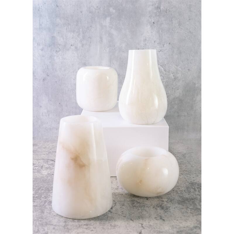 Alabaster Votive 4"Dia -ST