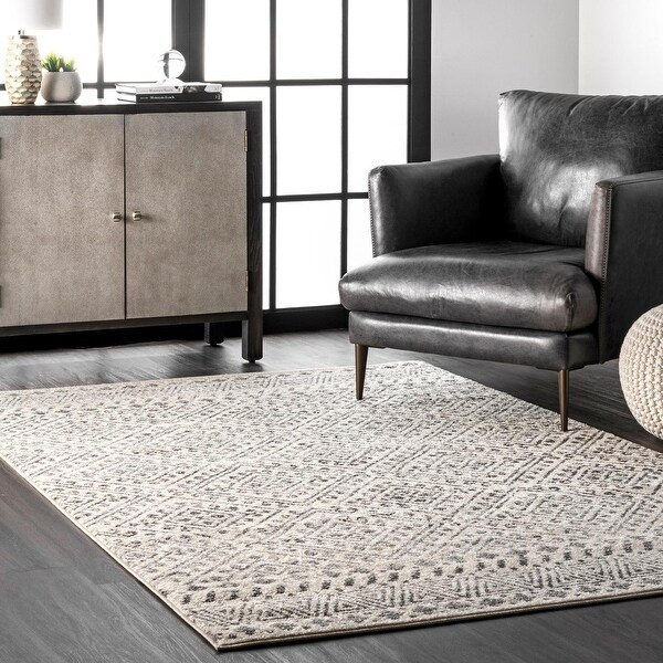 nuLOOM Camila Diamond Trellis Area Rug. Opens flyout.