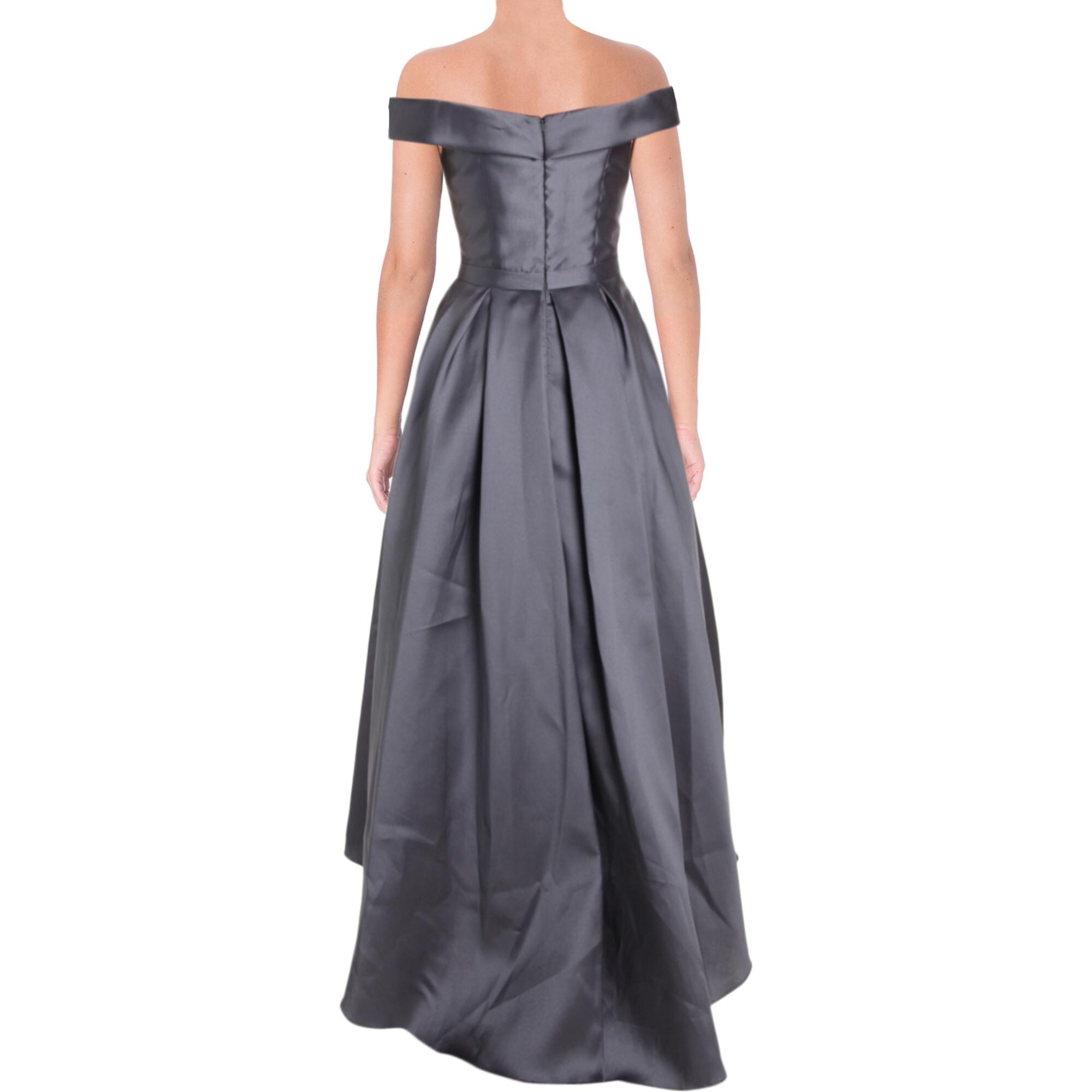 xscape off the shoulder gown