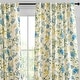 preview thumbnail 9 of 25, HLC.ME Scarlet Floral & Birds Back Tab Rod Pocket - Light Filtering Darkening Curtain Panels, Pair