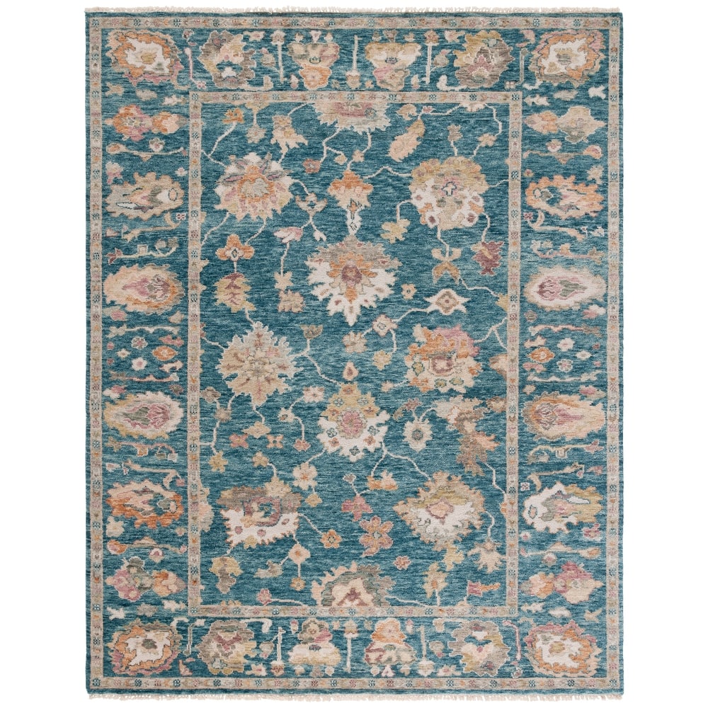SAFAVIEH Hand-Knotted Samarkand Zahia Traditional Wool Rug